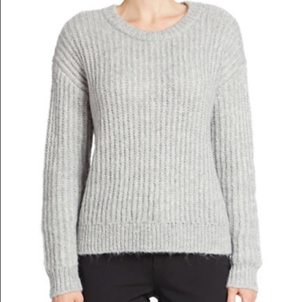 Cozy Platinum Heather Gray Women's Warm Sweater